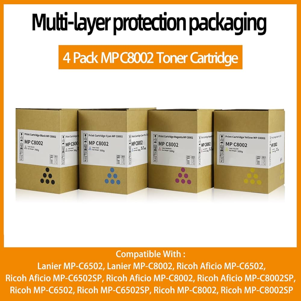 RICOH MP Pトナー C8002 4本 Amazon.co.jp: kooway MP C8002 トナーカートリッジ バリュー